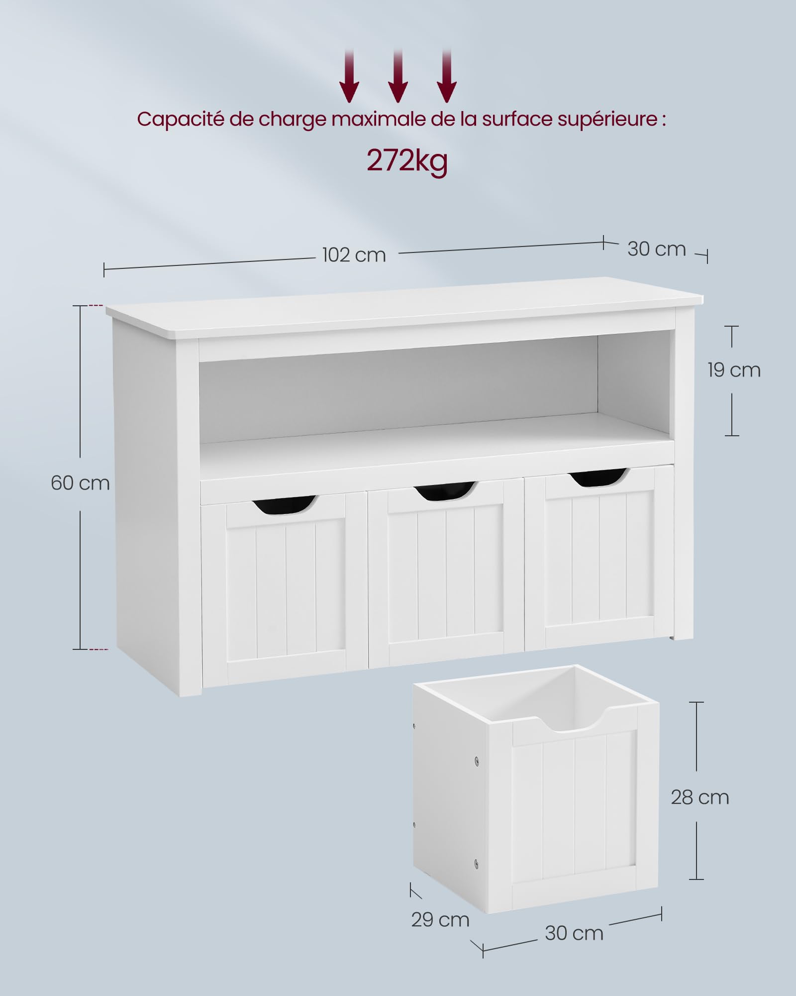 Meuble de Rangement pour Jouets, Étagère pour Enfants