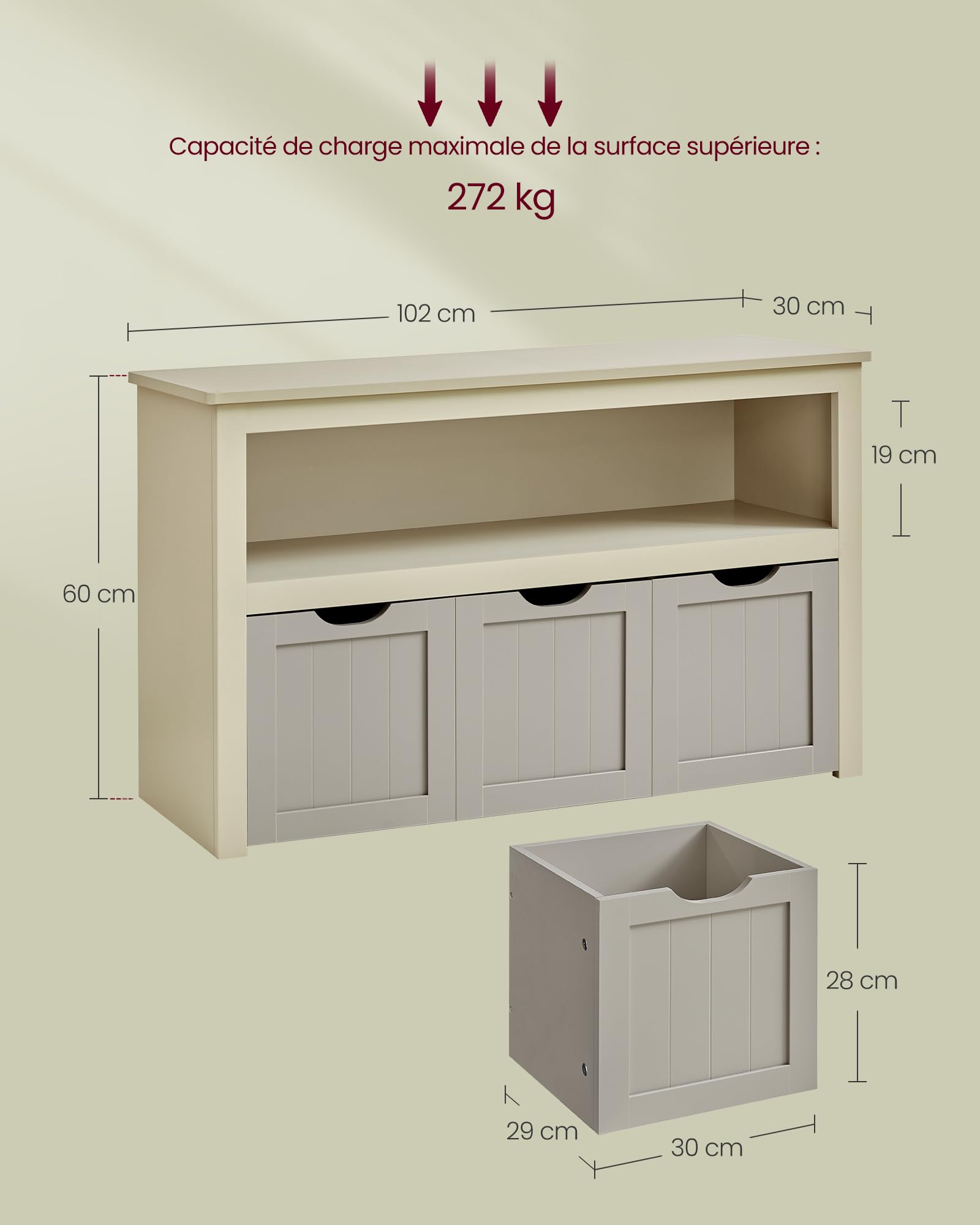 Meuble de Rangement pour Jouets, Étagère pour Enfants