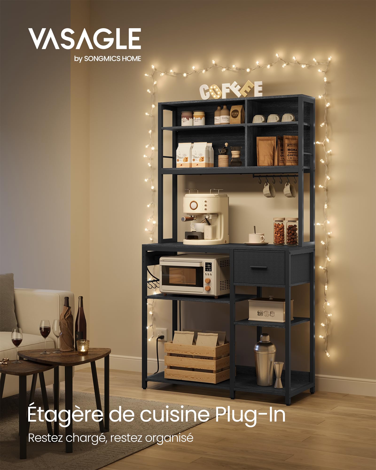 Étagère de Cuisine avec Multiprise