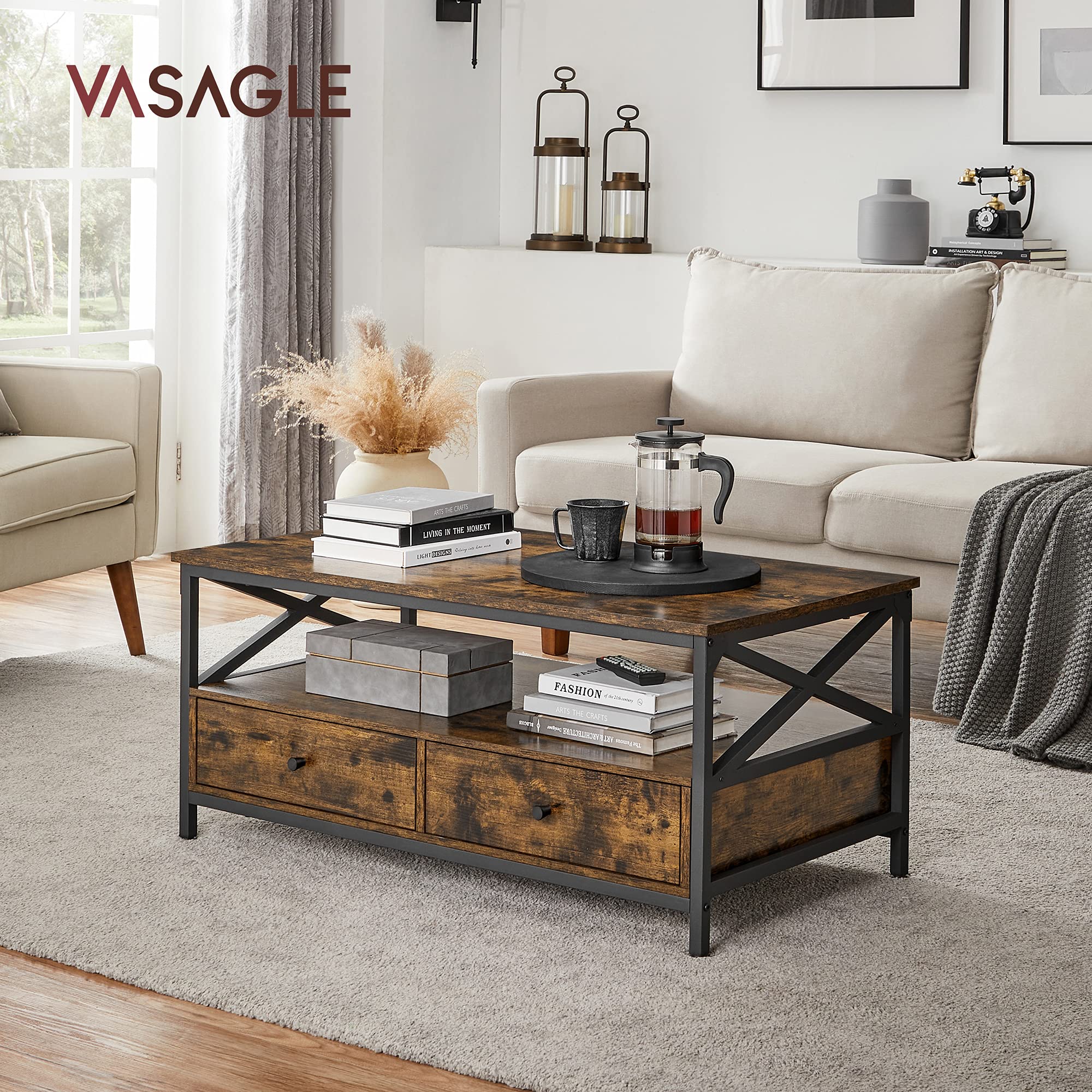 Table Basse, Table de Salon, Buffet Bas